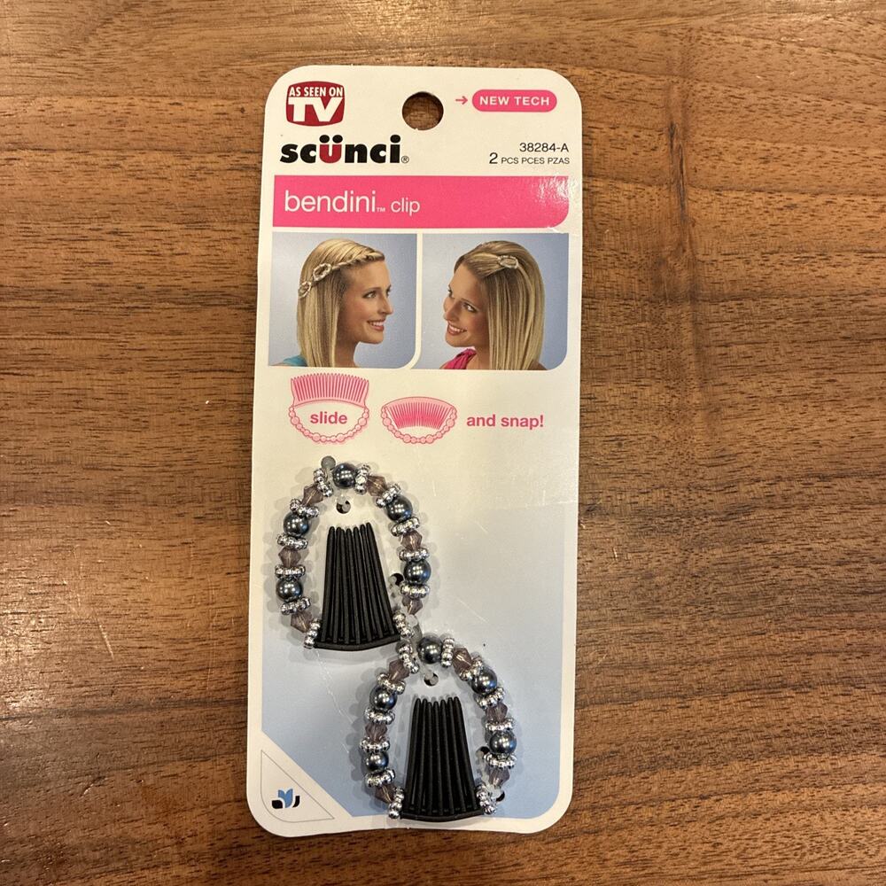 SCUNCI BENDINI HAIR CLIP - 2 PCS. (38284-A)